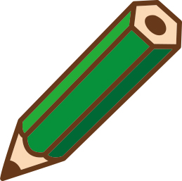緑の鉛筆